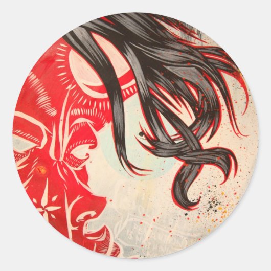 空の革命 ラウンドシール (正面)