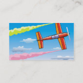 空の飛行機セット 名刺 (裏面)