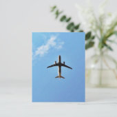 空の飛行機 ポストカード (スタンド正面)