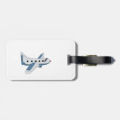 空の飛行機 ラゲッジタグ (裏面横)