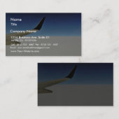 空の飛行機 名刺 (正面/裏面)