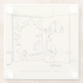 空の鳥の送り装置2 ガラスコースター (裏面)