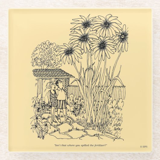 空の鳥の送り装置 ガラスコースター (正面)