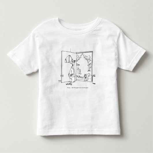 空の鳥の送り装置 トドラーTシャツ (正面)