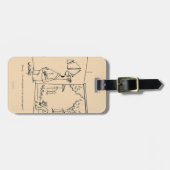 空の鳥の送り装置 ラゲッジタグ (正面横)