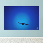 空の鳥#1 キャンバスプリント (インサイチュ (ウッドフロア))