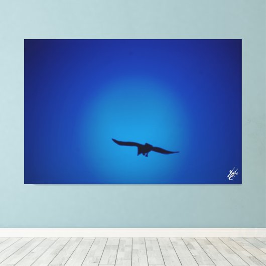 空の鳥#1 キャンバスプリント (インサイチュ (ウッドフロア))