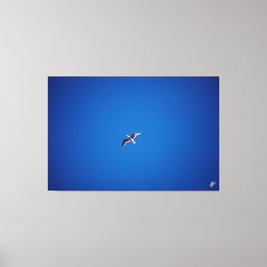 空の鳥#2 キャンバスプリント (正面)