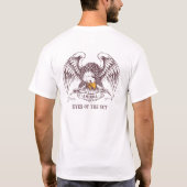 空の鷹の目Tシャツ Tシャツ (裏面)