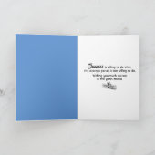 空の黒い卒業キャップ カード (内部)