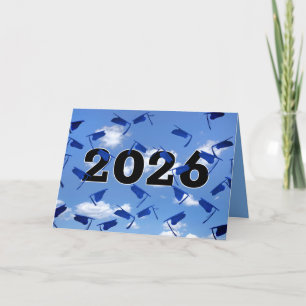 空の2026年卒業キャップ カード