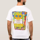 空のGeoのStarlitフラクタル Tシャツ (裏面)