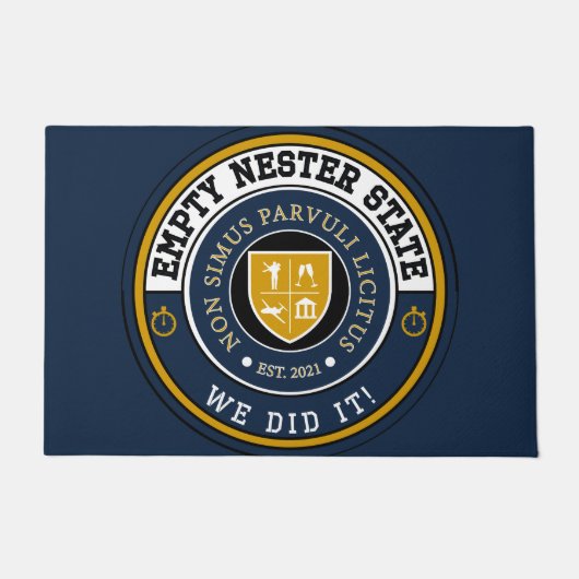 空のNEST州 – 実行しました！ – ドアマット (正面)