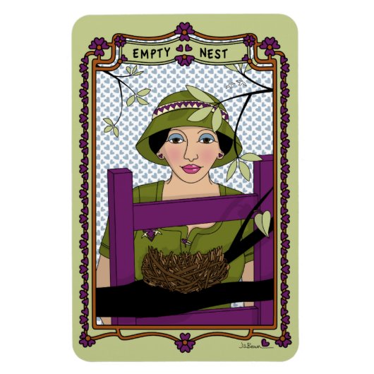 空のNest_A_4x6冷蔵庫磁石 マグネット (縦)