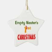 空のNesterの第1クリスマス セラミックオーナメント (右)