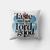 空は信仰のメッセージを照らす クッション (裏面)