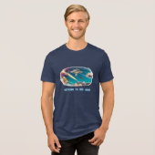 空は完全に普通です トライブレンドＴシャツ (正面全面)