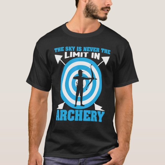 空は弓の域を出ない Tシャツ (正面)