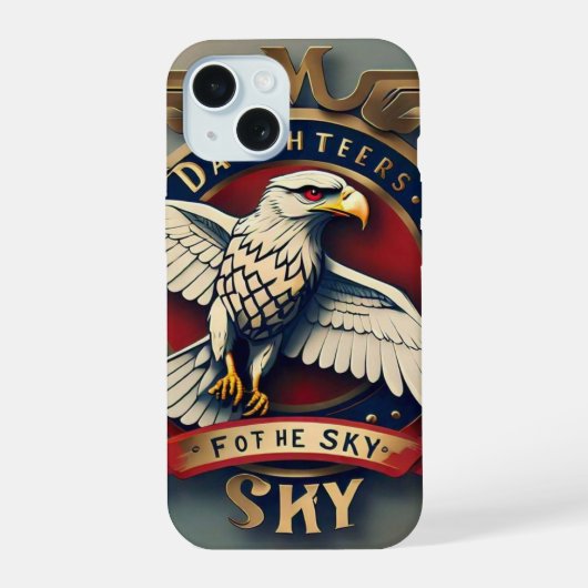 "空は彼女の限界" iPhone 15ケース (裏面)