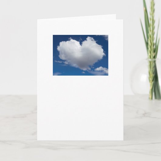 空は愛を言います カード (正面)