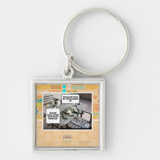 空は落ちています キーホルダー (正面)