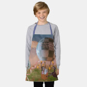 空は限界だ エプロン (着用した状態)