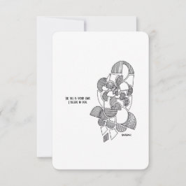 空は限界だ、私はあなた信じの中で – フラットカード