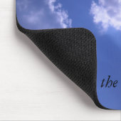 空は限界です。 目標を高く持って下さい! マウスパッド (コーナー)