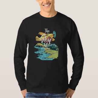 空は限界ではない Tシャツ