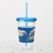 空は青、白い雲が通り過ぎている アクリルタンブラー (右)