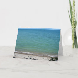 空へのビーチのゆとり カード