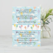 空へ、空へ、そして空へ - 性別発表招待状 招待状 (スタンド正面)