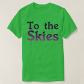 空へ Tシャツ (デザイン正面)