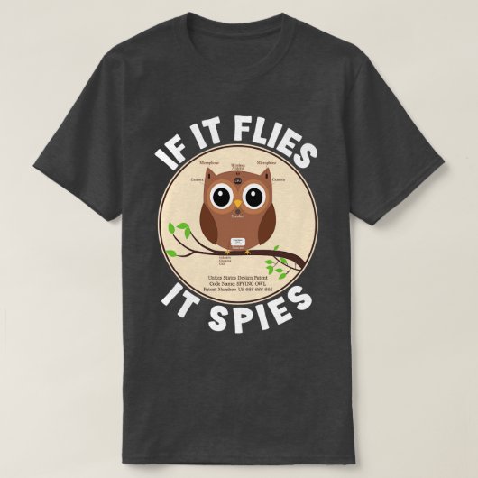 空もしを飛ぶ Tシャツ (デザイン正面)
