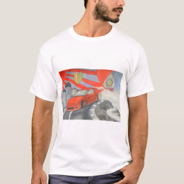空をドリフト Tシャツ