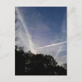 空を交差する軌跡 ポストカード (正面)