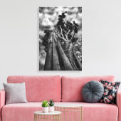 空を打つ素晴らしと白と黒 キャンバスプリント (インサイチュ (リビング))