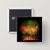 空を明るく照す花火 缶バッジ (正面&裏面)