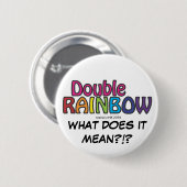 空を横切るずっと向こうに二重の虹 缶バッジ (正面&裏面)