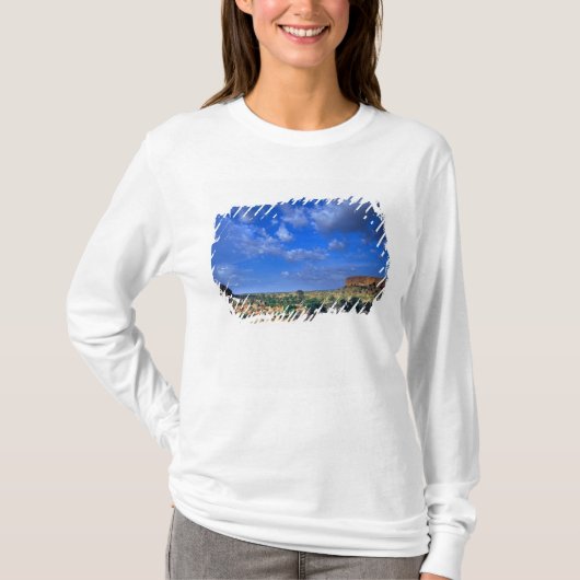 空を横切る雲 Tシャツ (正面)