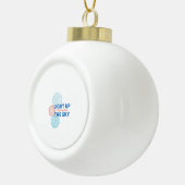 空を照らす セラミックボールオーナメント (右)