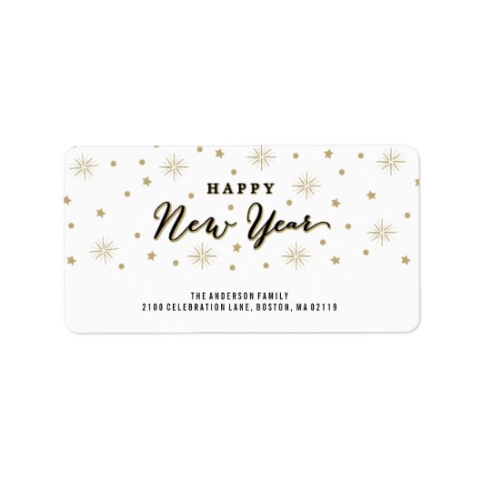 空を照らす |休日の住所 シール (正面)