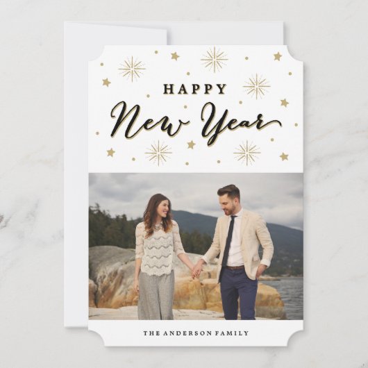 空を照らす | 休日の写真カード シーズンカード (正面)