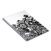 空を盗むフリースタイルのモトクロスライダー ノートブック (右側)