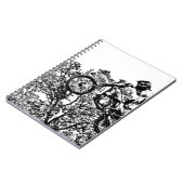 空を盗むフリースタイルのモトクロスライダー ノートブック (左側)