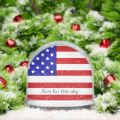空を目指せ アメリカ国旗 (クリスマス)