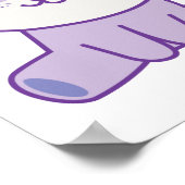 空を見ている猫 ポスター (角)