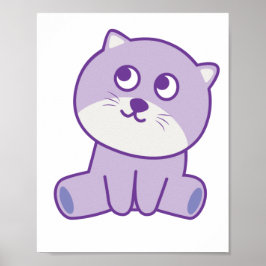 空を見ている猫 ポスター