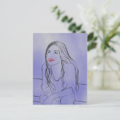 空を見る2 – はがき (スタンド正面)