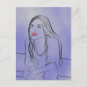 空を見る2 – はがき (正面)